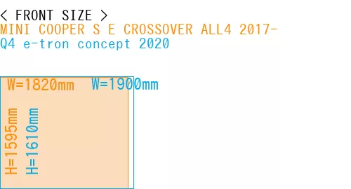 #MINI COOPER S E CROSSOVER ALL4 2017- + Q4 e-tron concept 2020
